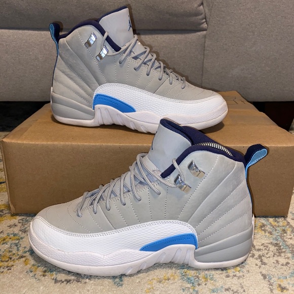 Jordan Other - Jordan 12 Retro ‘Grey University Blue’ 7Y=Wmns 8.5